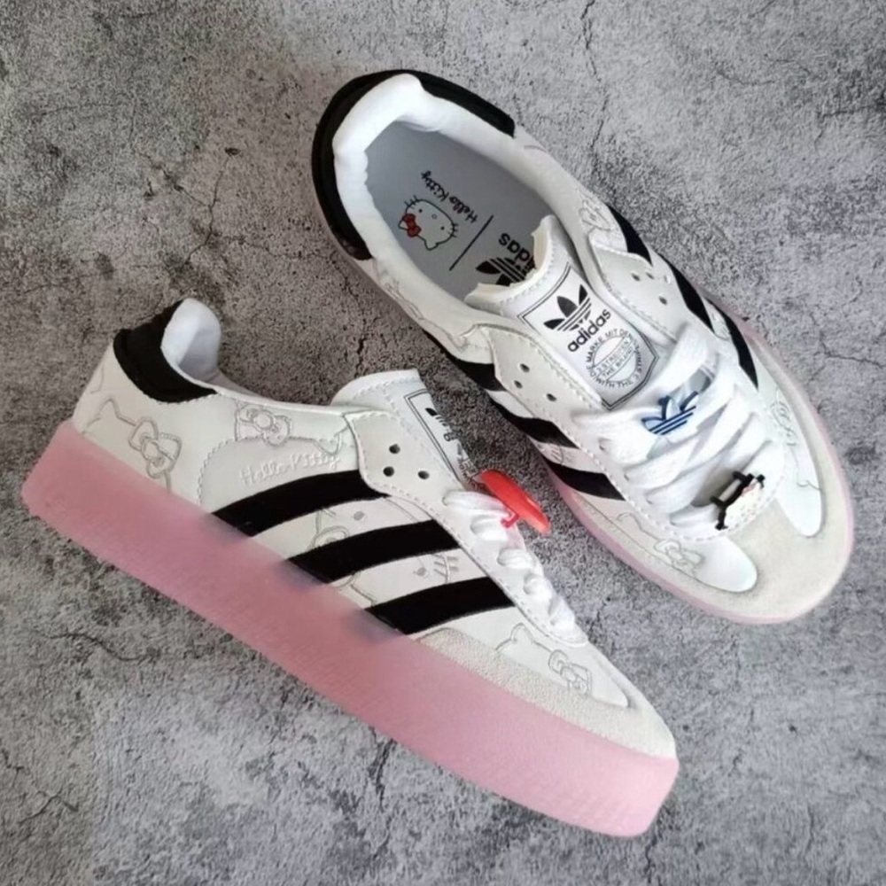 Adidas Hello Kitty Sneakers with Pink Soles - Picture 2 of 4